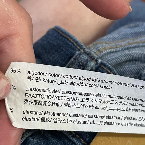 Kid Zara jeans skinny fit comfy denim must have size 10 cotton elastane 5 pocket - Picture 6 of 6